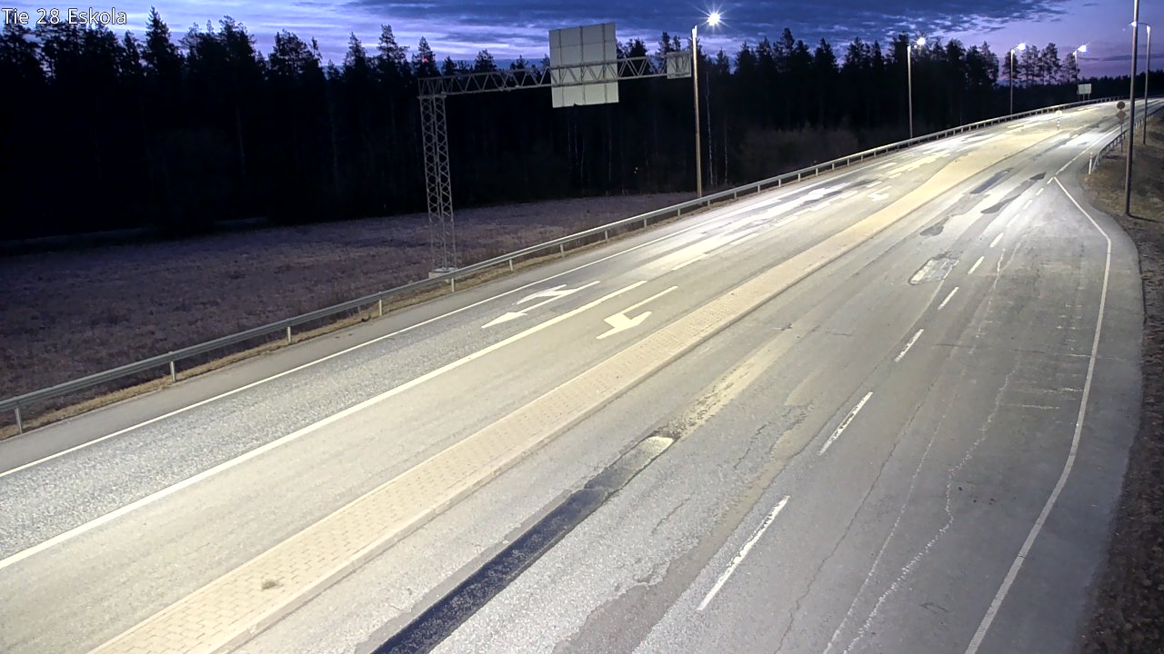 Weather Camera Image Road 28 Eskola, Kannus, Keski-Pohjanmaa