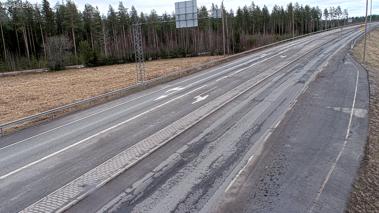 Weather Camera Image Road 28 Eskola, Kannus, Keski-Pohjanmaa