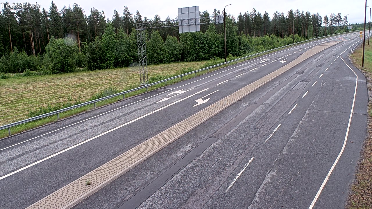 Weather Camera Image Väg 28 Eskola, Kannus, Keski-Pohjanmaa