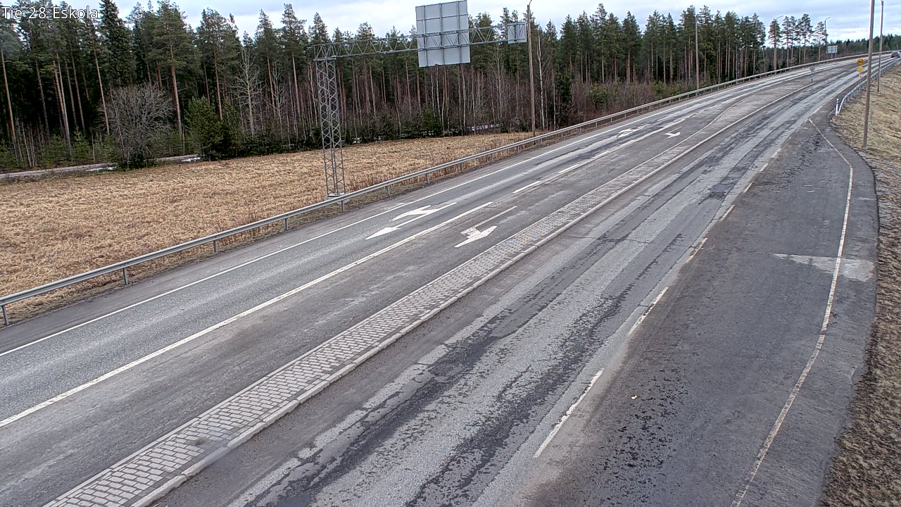 Weather Camera Image Road 28 Eskola, Kannus, Keski-Pohjanmaa