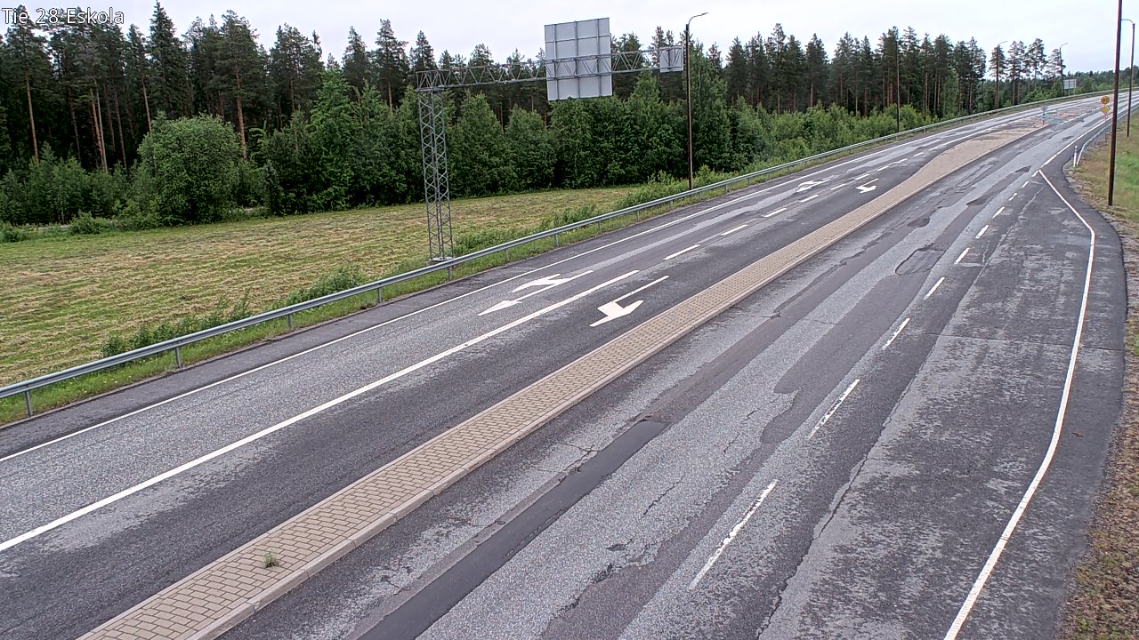Weather Camera Image Väg 28 Eskola, Kannus, Keski-Pohjanmaa