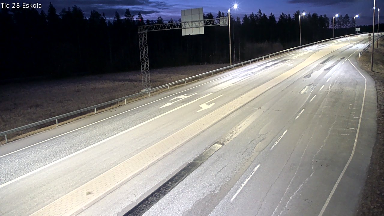 Weather Camera Image Road 28 Eskola, Kannus, Keski-Pohjanmaa