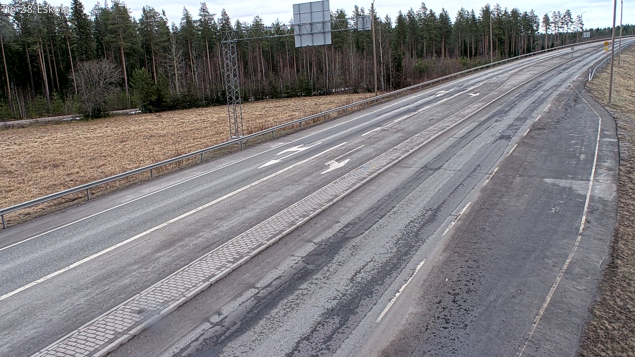 Weather Camera Image Väg 28 Eskola, Kannus, Keski-Pohjanmaa