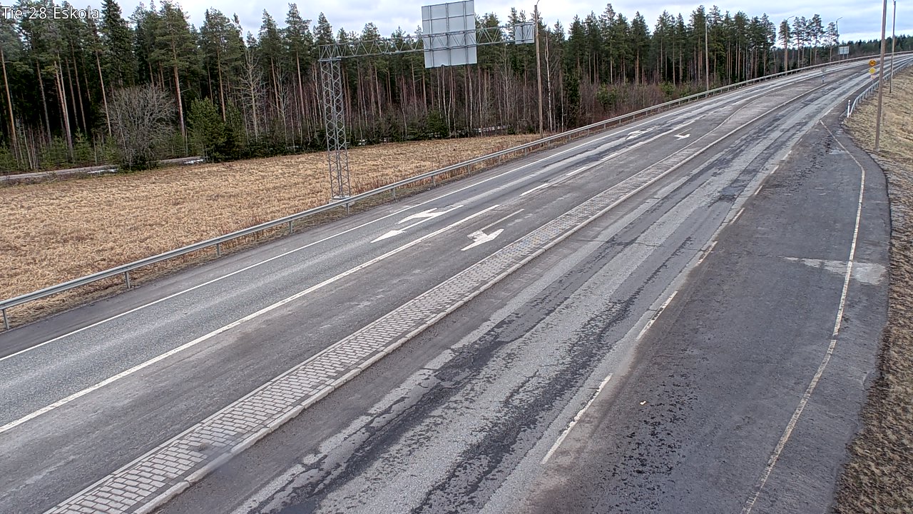 Weather Camera Image Road 28 Eskola, Kannus, Keski-Pohjanmaa