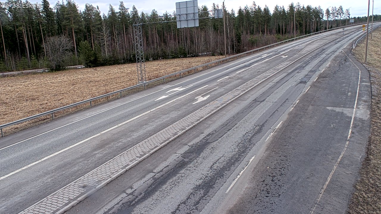 Weather Camera Image Väg 28 Eskola, Kannus, Keski-Pohjanmaa