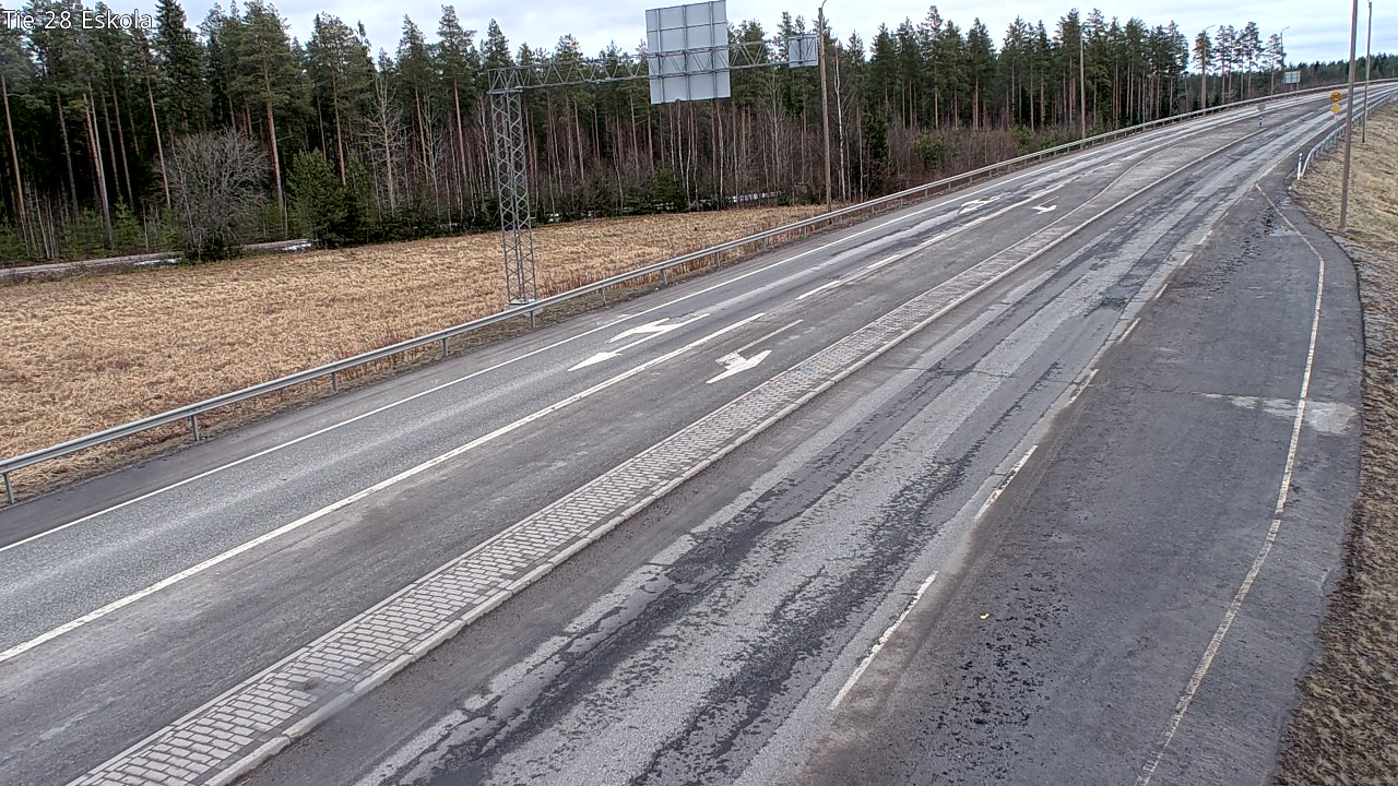Weather Camera Image Road 28 Eskola, Kannus, Keski-Pohjanmaa