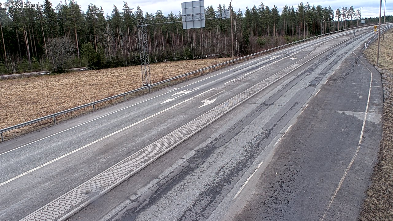 Weather Camera Image Väg 28 Eskola, Kannus, Keski-Pohjanmaa