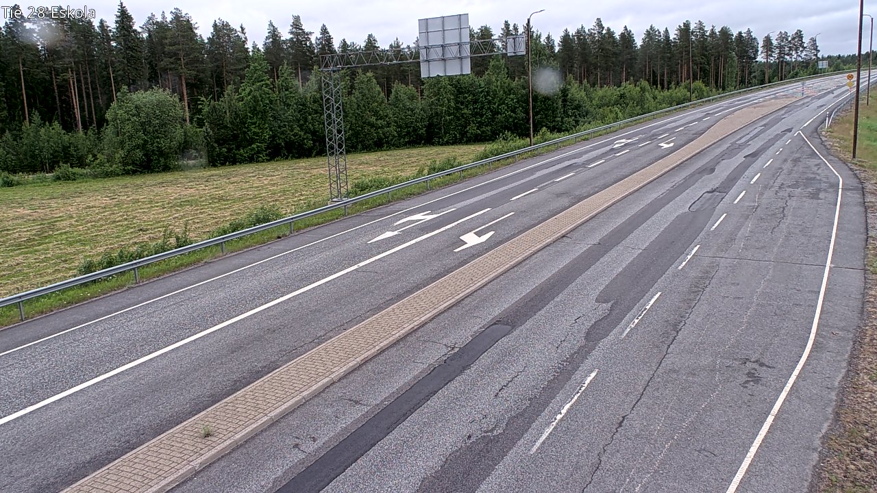 Weather Camera Image Väg 28 Eskola, Kannus, Keski-Pohjanmaa