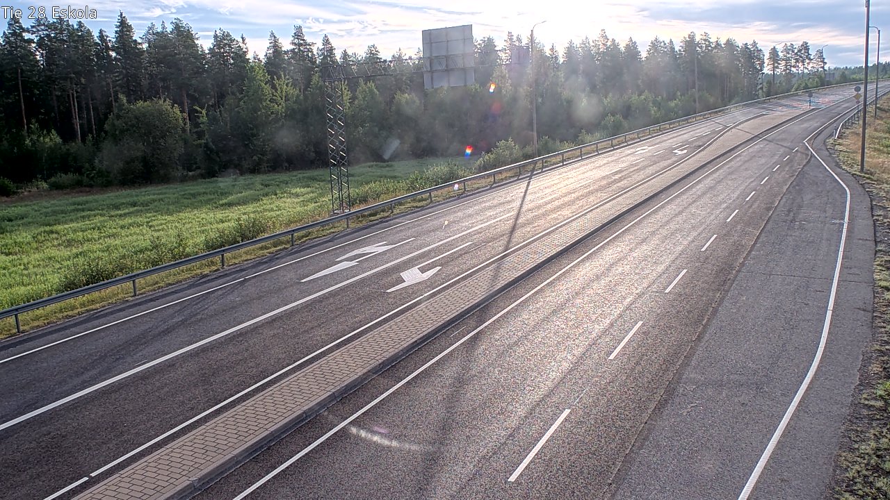 Weather Camera Image Väg 28 Eskola, Kannus, Keski-Pohjanmaa
