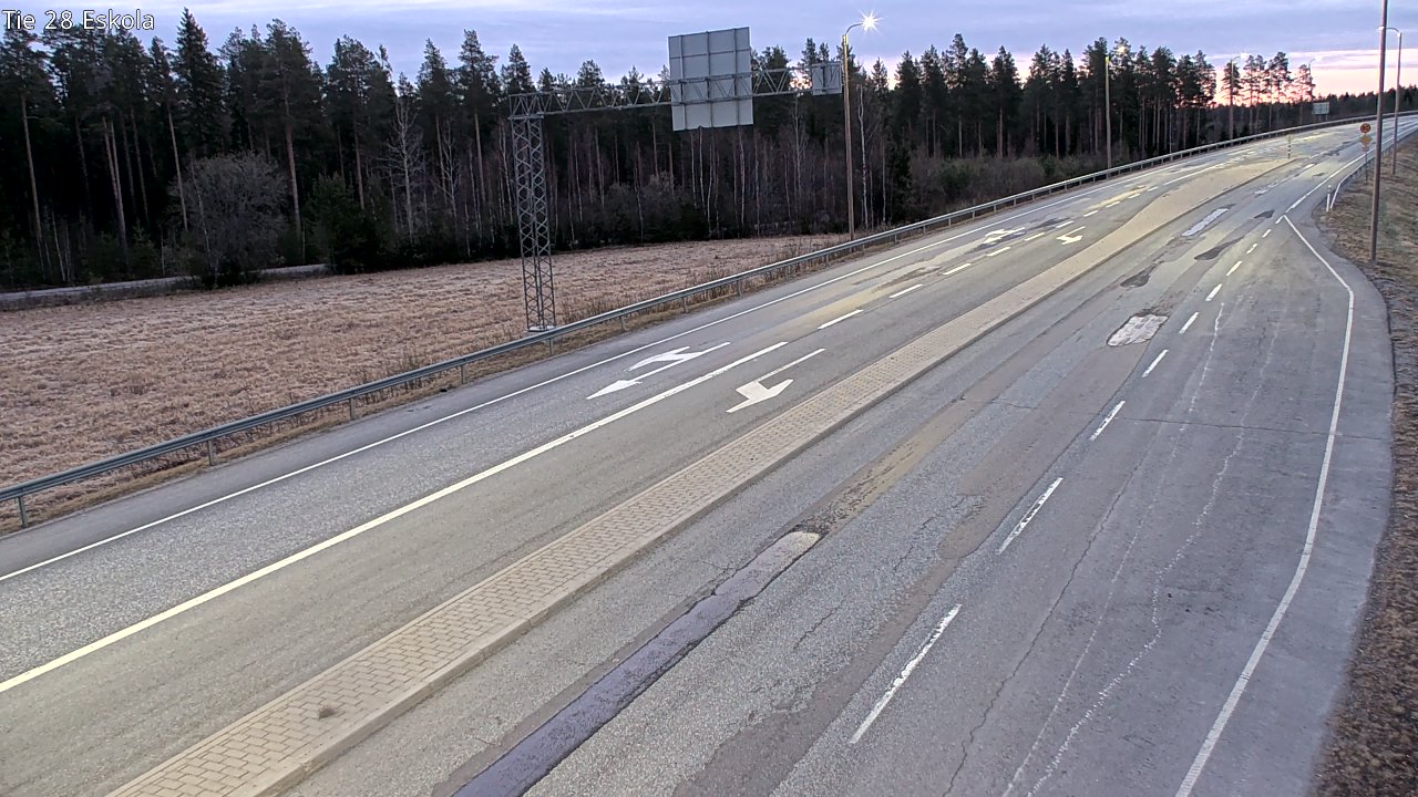 Weather Camera Image Road 28 Eskola, Kannus, Keski-Pohjanmaa