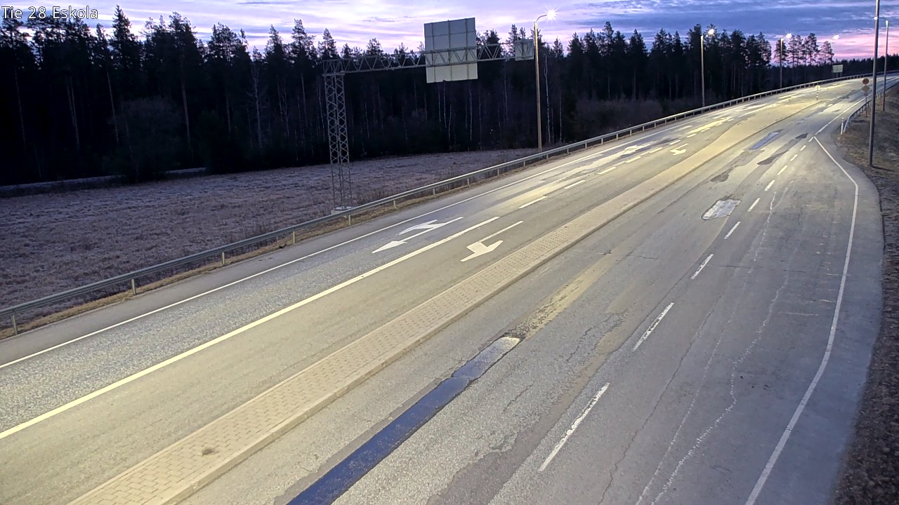 Weather Camera Image Road 28 Eskola, Kannus, Keski-Pohjanmaa