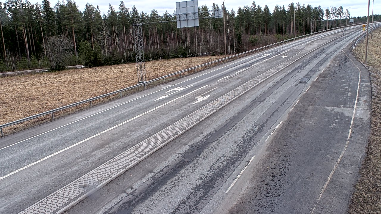Weather Camera Image Väg 28 Eskola, Kannus, Keski-Pohjanmaa