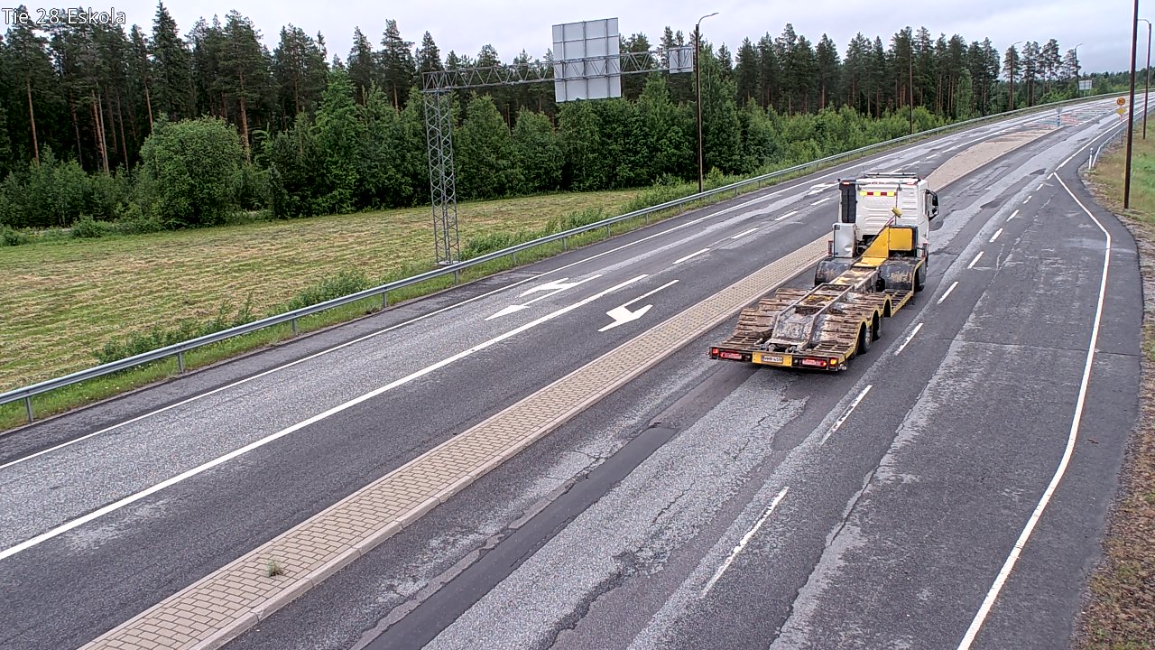 Weather Camera Image Väg 28 Eskola, Kannus, Keski-Pohjanmaa
