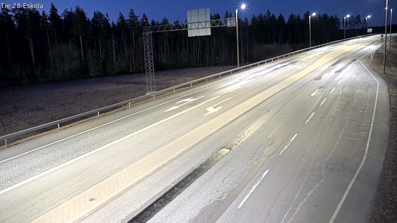 Weather Camera Image Väg 28 Eskola, Kannus, Keski-Pohjanmaa