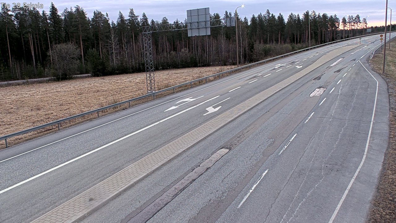 Weather Camera Image Road 28 Eskola, Kannus, Keski-Pohjanmaa