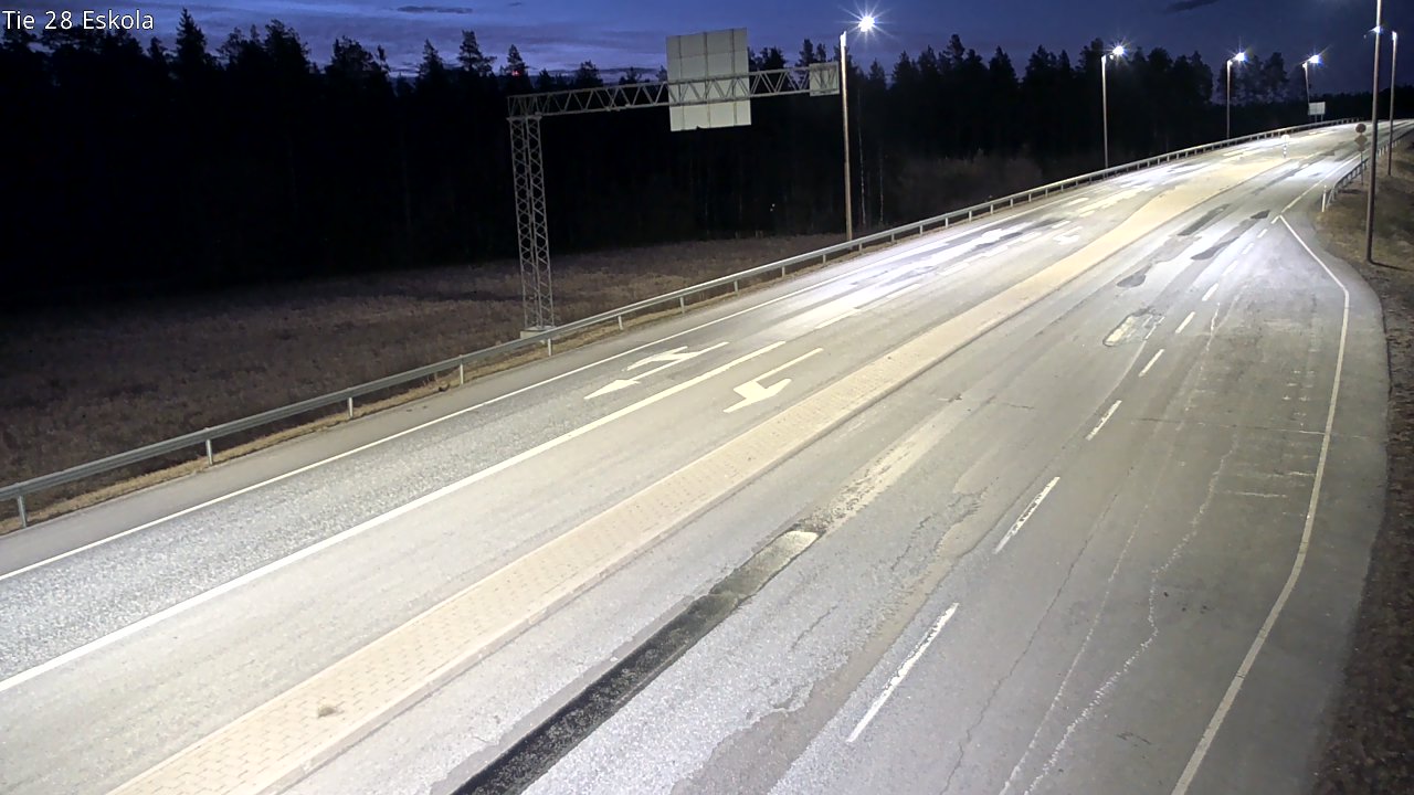 Weather Camera Image Road 28 Eskola, Kannus, Keski-Pohjanmaa