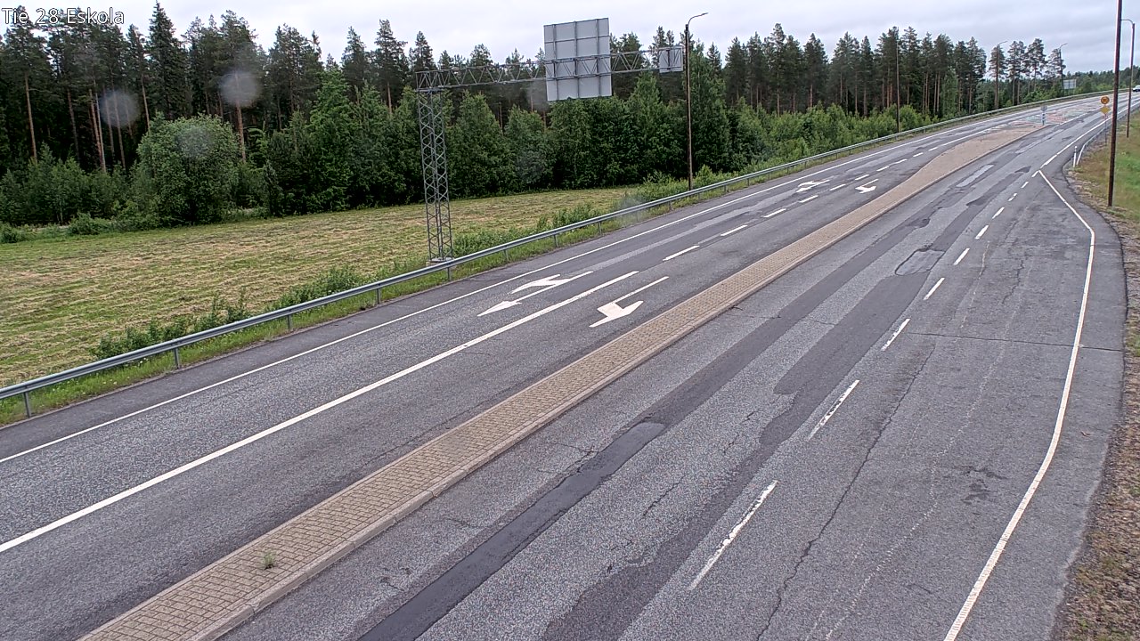 Weather Camera Image Väg 28 Eskola, Kannus, Keski-Pohjanmaa