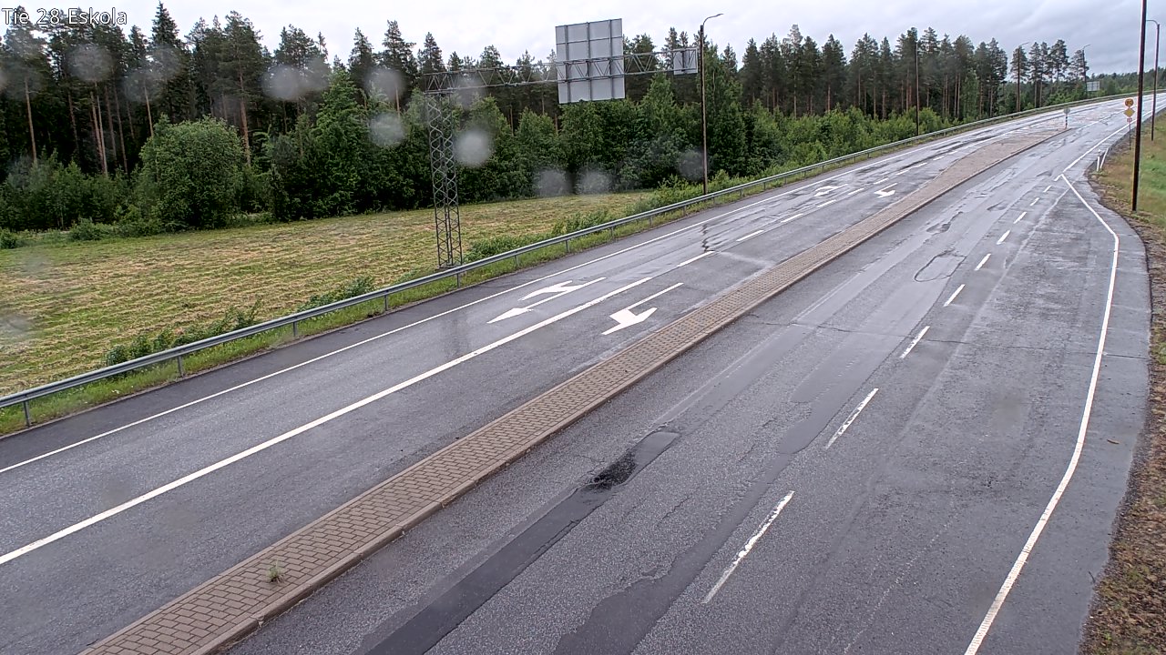 Weather Camera Image Väg 28 Eskola, Kannus, Keski-Pohjanmaa