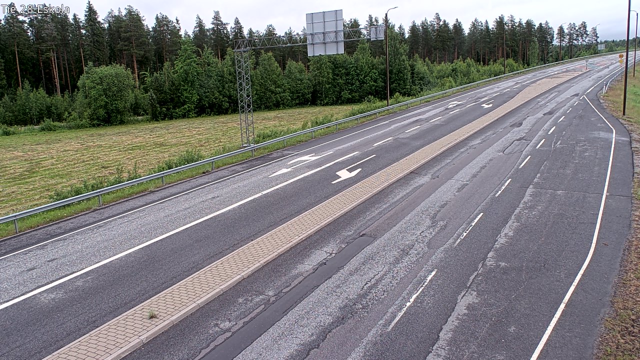 Weather Camera Image Väg 28 Eskola, Kannus, Keski-Pohjanmaa