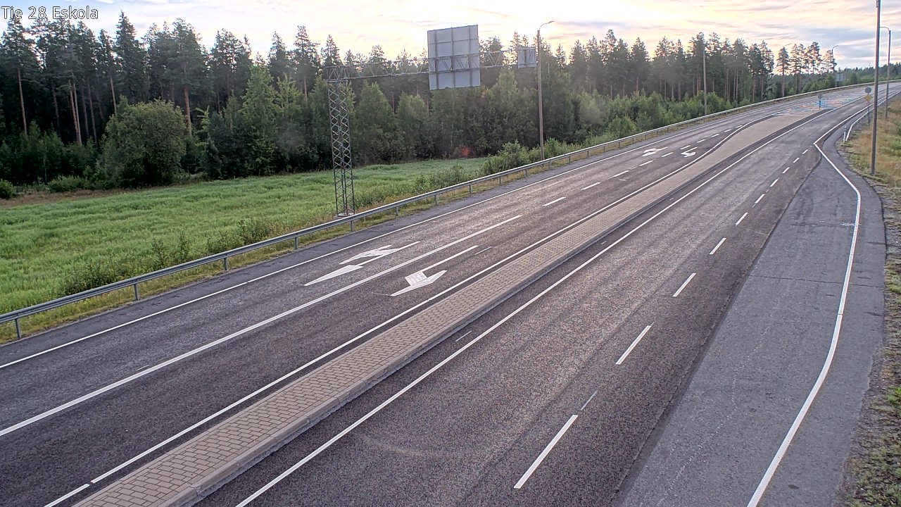 Weather Camera Image Väg 28 Eskola, Kannus, Keski-Pohjanmaa