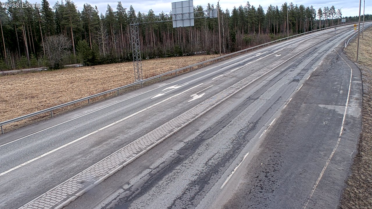 Weather Camera Image Väg 28 Eskola, Kannus, Keski-Pohjanmaa