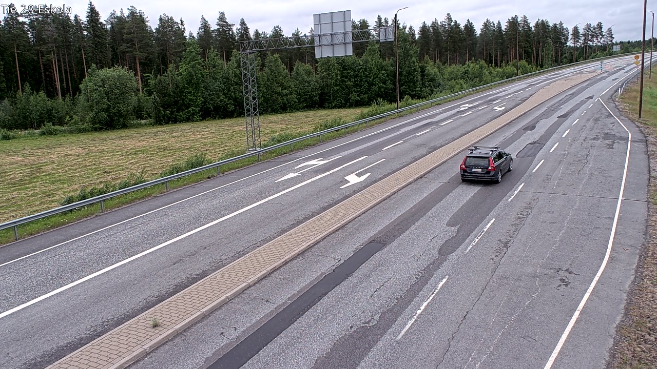 Weather Camera Image Väg 28 Eskola, Kannus, Keski-Pohjanmaa