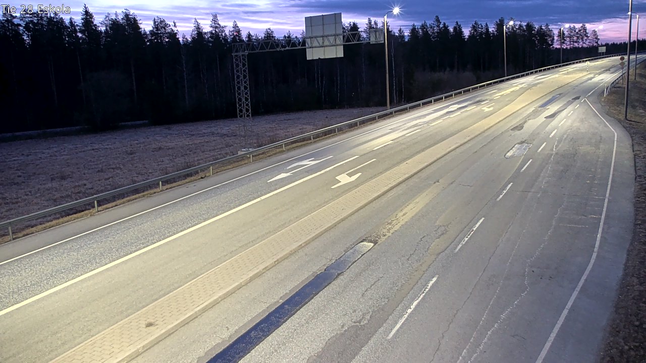 Weather Camera Image Road 28 Eskola, Kannus, Keski-Pohjanmaa
