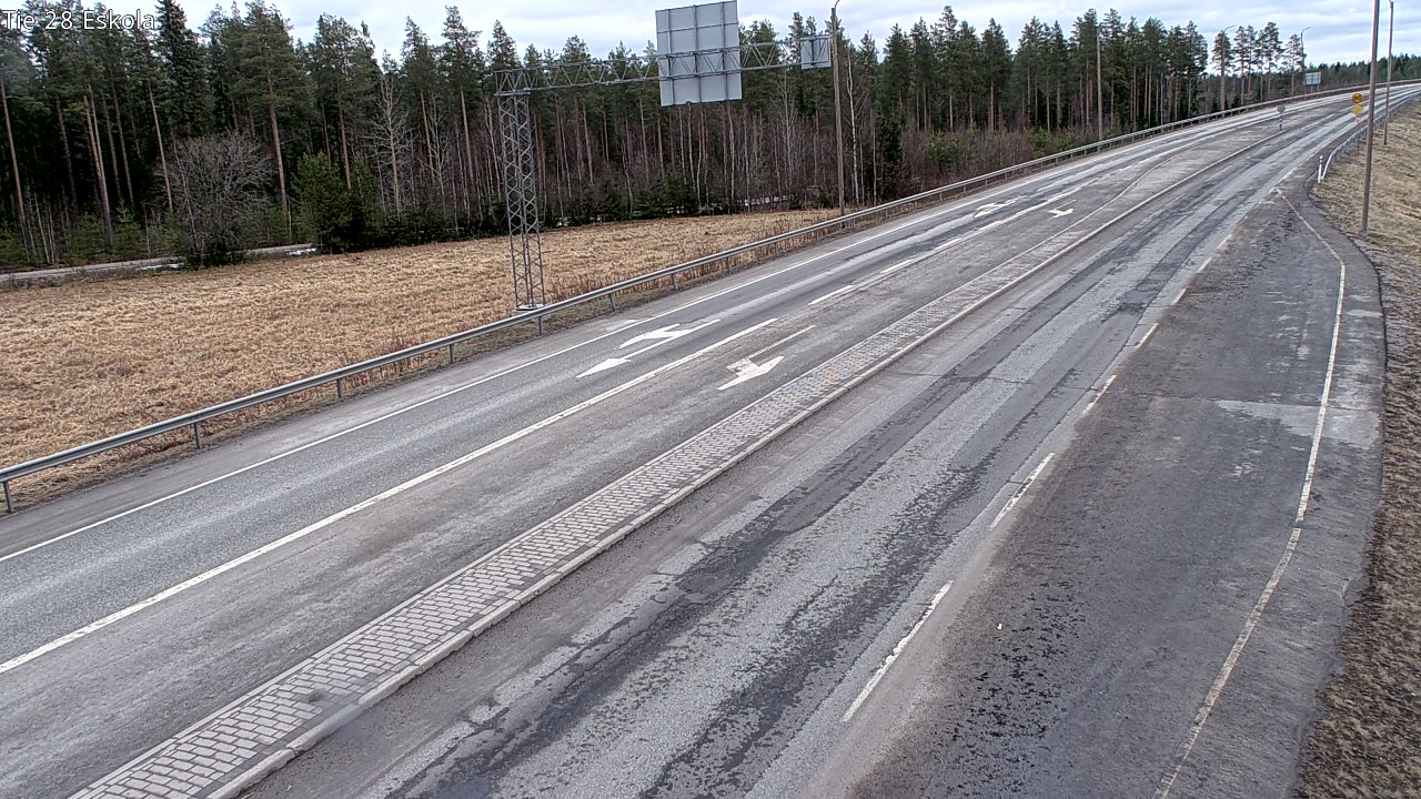 Weather Camera Image Väg 28 Eskola, Kannus, Keski-Pohjanmaa