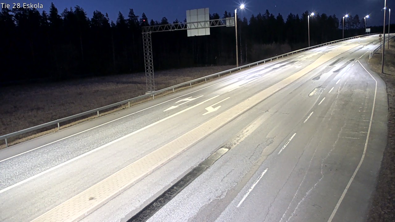Weather Camera Image Väg 28 Eskola, Kannus, Keski-Pohjanmaa