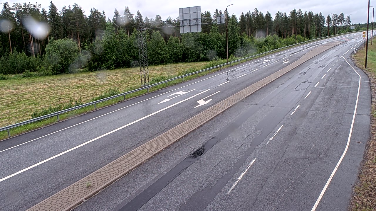 Weather Camera Image Väg 28 Eskola, Kannus, Keski-Pohjanmaa