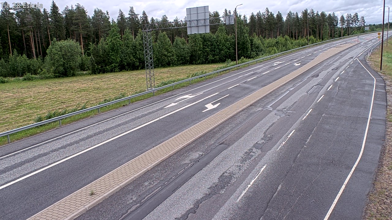 Weather Camera Image Road 28 Eskola, Kannus, Keski-Pohjanmaa