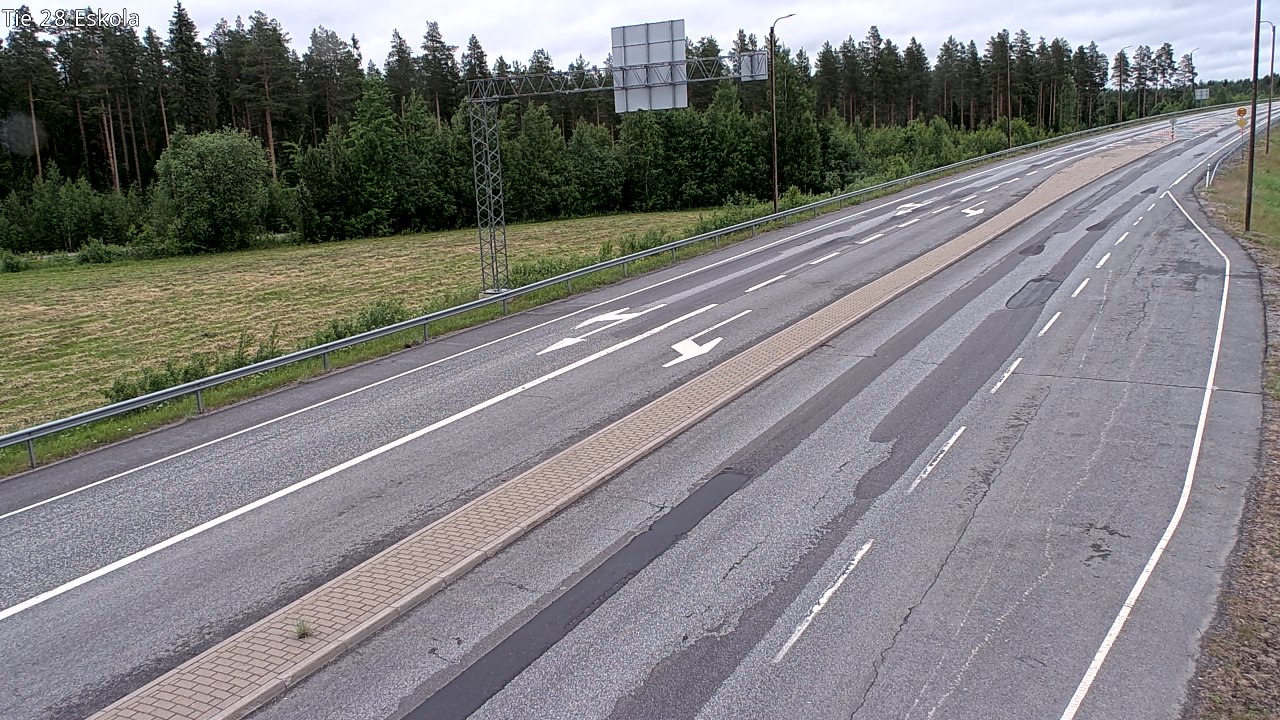 Weather Camera Image Väg 28 Eskola, Kannus, Keski-Pohjanmaa