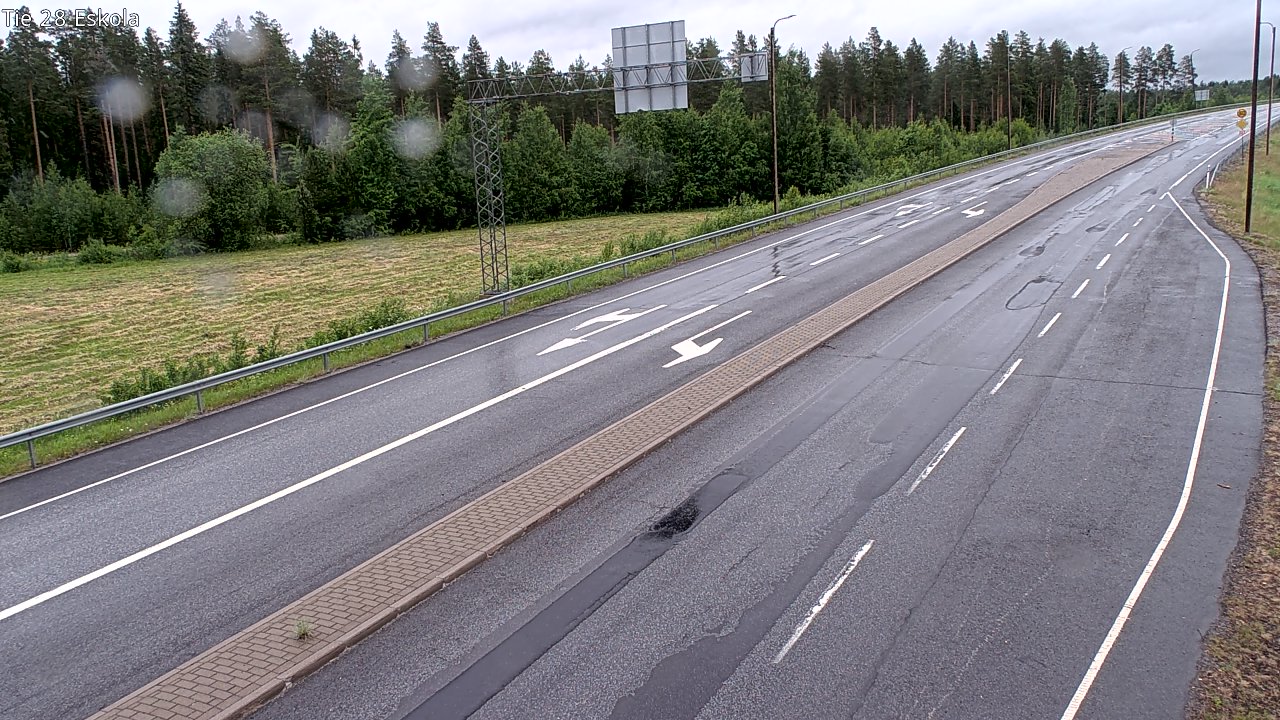 Weather Camera Image Väg 28 Eskola, Kannus, Keski-Pohjanmaa