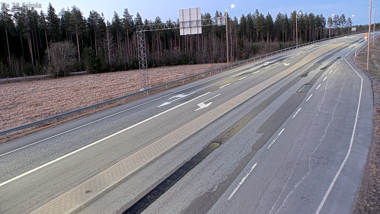 Weather Camera Image Väg 28 Eskola, Kannus, Keski-Pohjanmaa