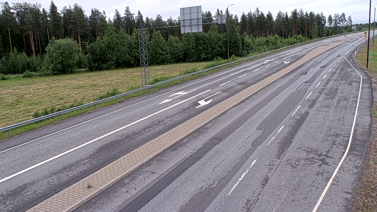Weather Camera Image Väg 28 Eskola, Kannus, Keski-Pohjanmaa