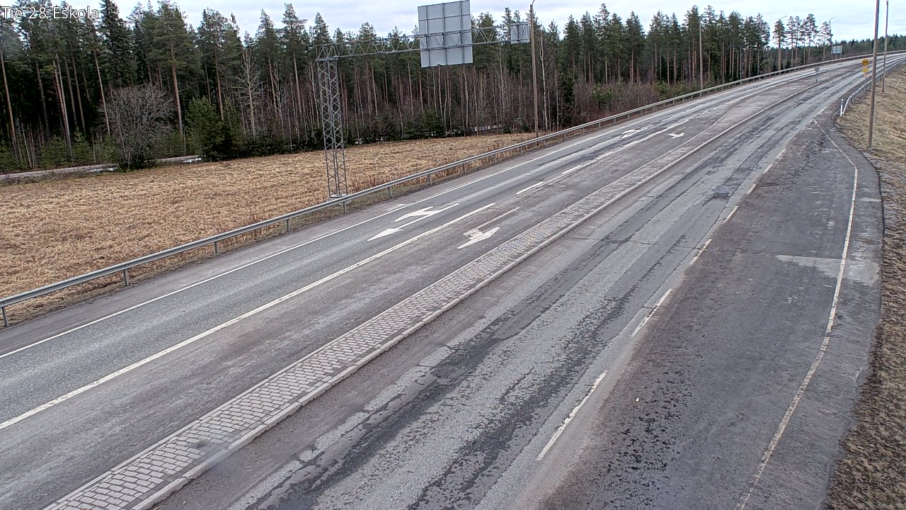 Weather Camera Image Väg 28 Eskola, Kannus, Keski-Pohjanmaa