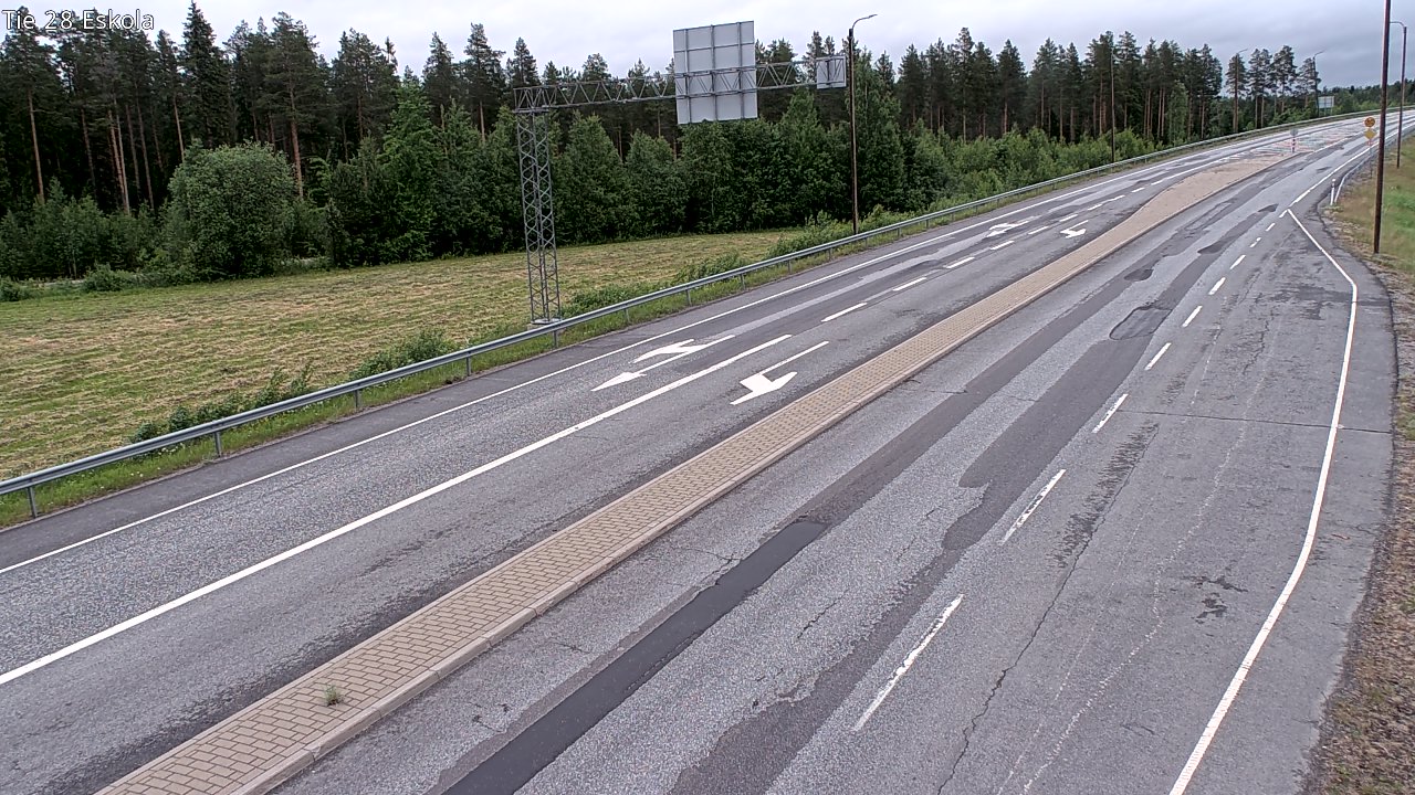 Weather Camera Image Väg 28 Eskola, Kannus, Keski-Pohjanmaa