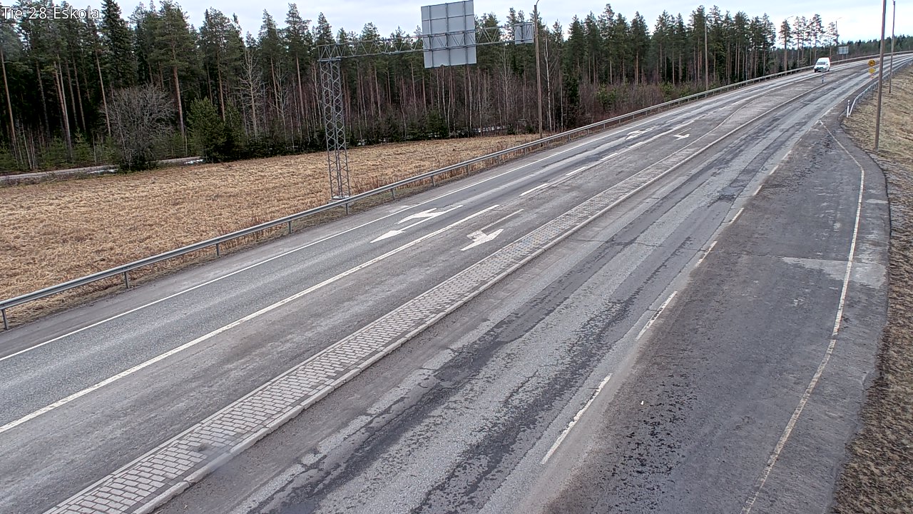 Weather Camera Image Väg 28 Eskola, Kannus, Keski-Pohjanmaa