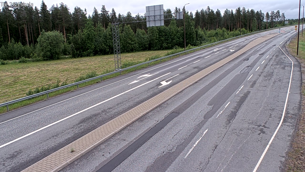 Weather Camera Image Väg 28 Eskola, Kannus, Keski-Pohjanmaa