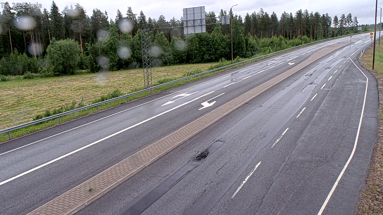 Weather Camera Image Väg 28 Eskola, Kannus, Keski-Pohjanmaa
