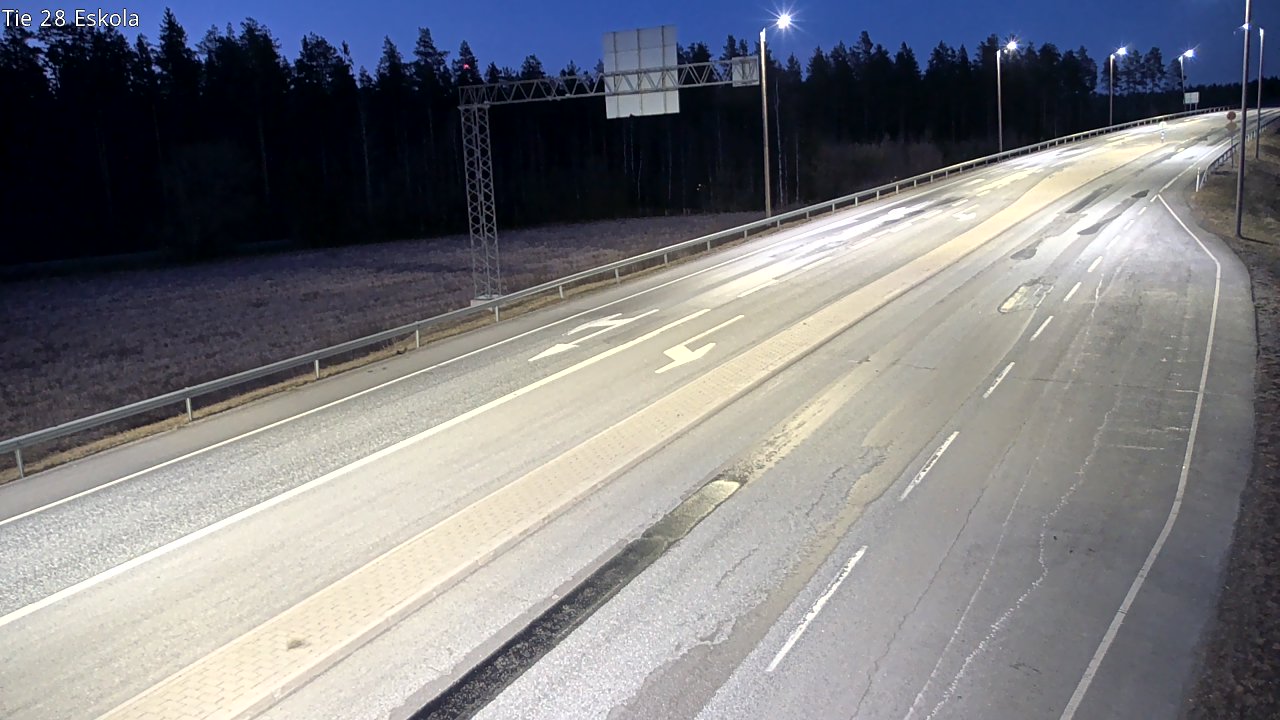 Weather Camera Image Väg 28 Eskola, Kannus, Keski-Pohjanmaa
