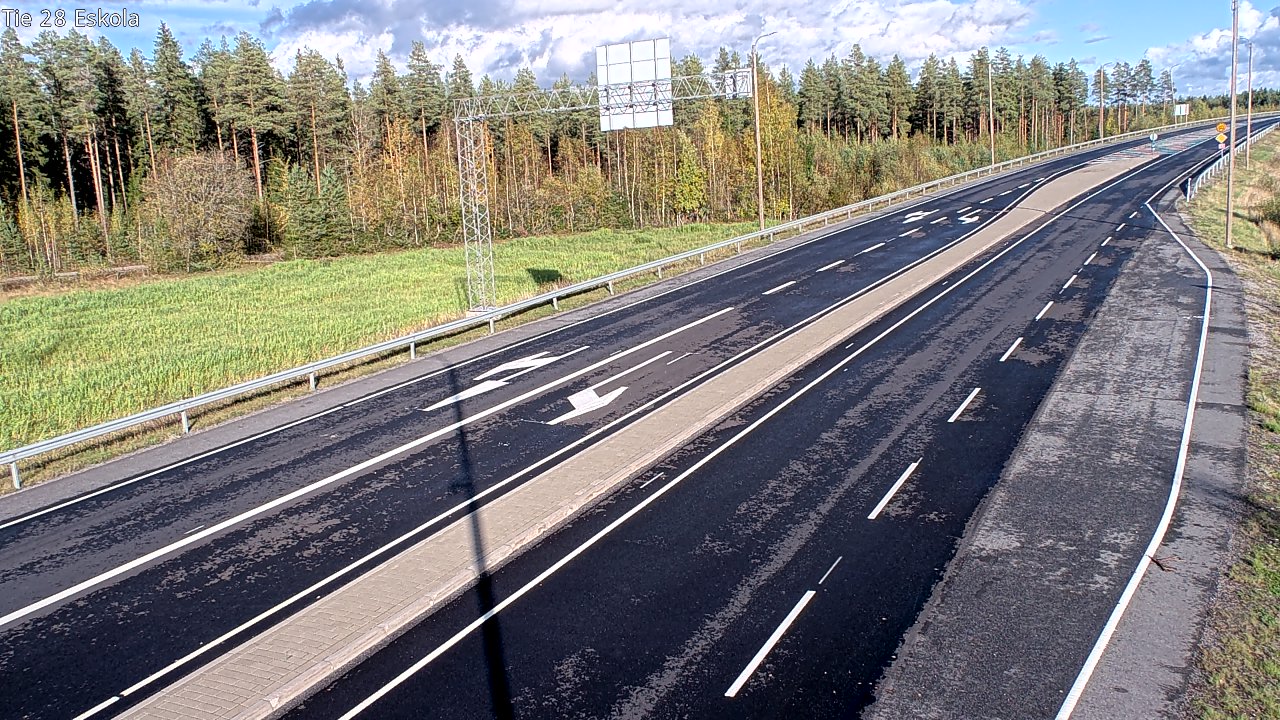 Weather Camera Image Väg 28 Eskola, Kannus, Keski-Pohjanmaa