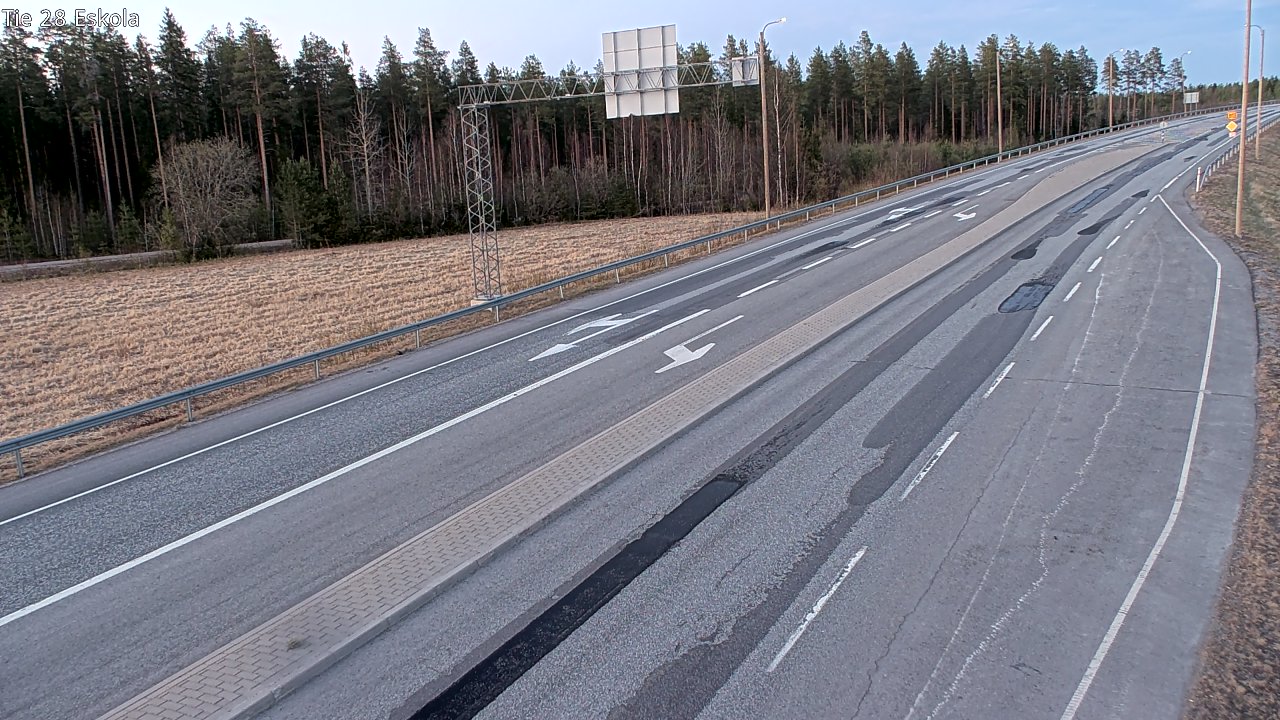 Weather Camera Image Väg 28 Eskola, Kannus, Keski-Pohjanmaa