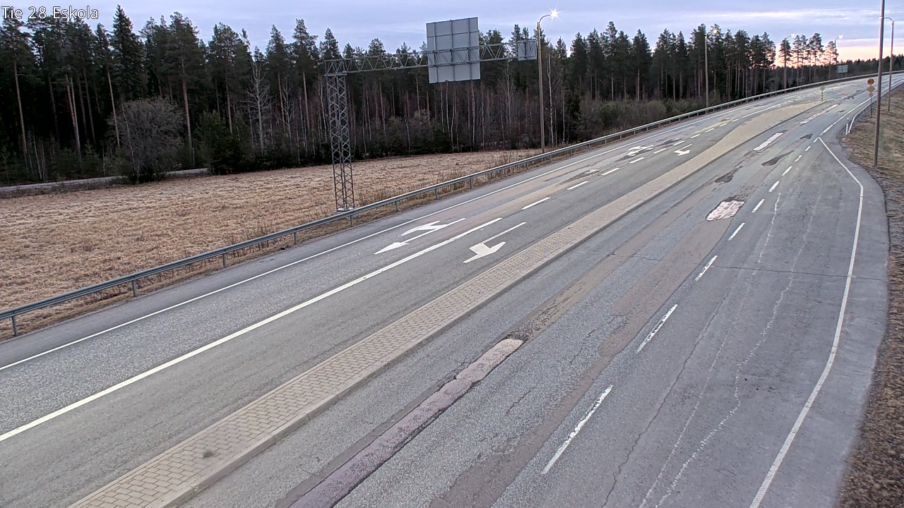 Weather Camera Image Road 28 Eskola, Kannus, Keski-Pohjanmaa