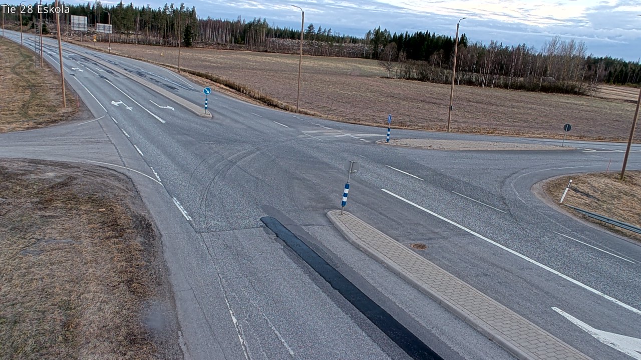 Weather Camera Image Väg 28 Eskola, Kannus, Keski-Pohjanmaa