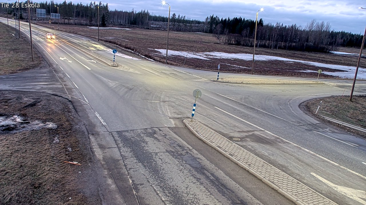 Weather Camera Image Väg 28 Eskola, Kannus, Keski-Pohjanmaa