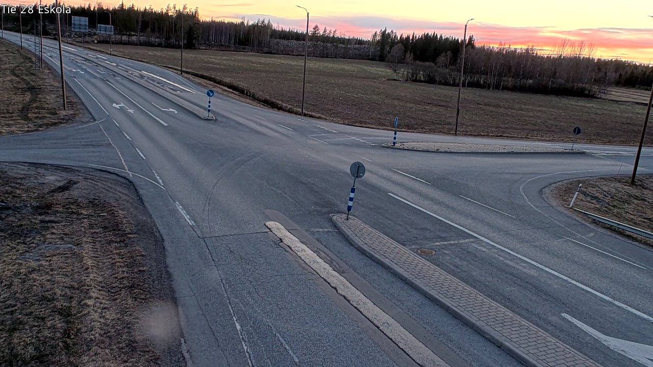 Weather Camera Image Väg 28 Eskola, Kannus, Keski-Pohjanmaa