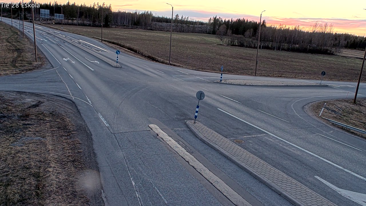 Weather Camera Image Väg 28 Eskola, Kannus, Keski-Pohjanmaa