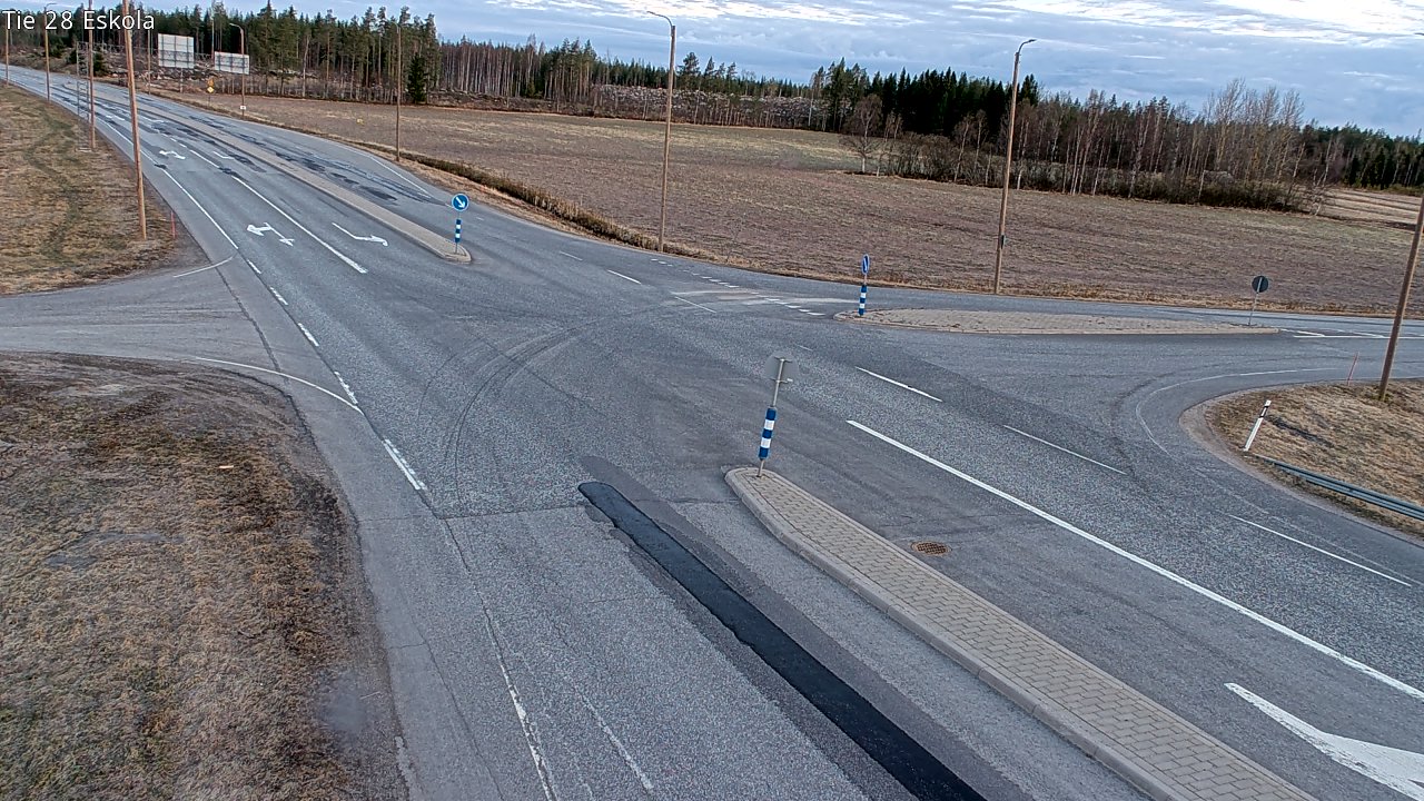 Weather Camera Image Väg 28 Eskola, Kannus, Keski-Pohjanmaa