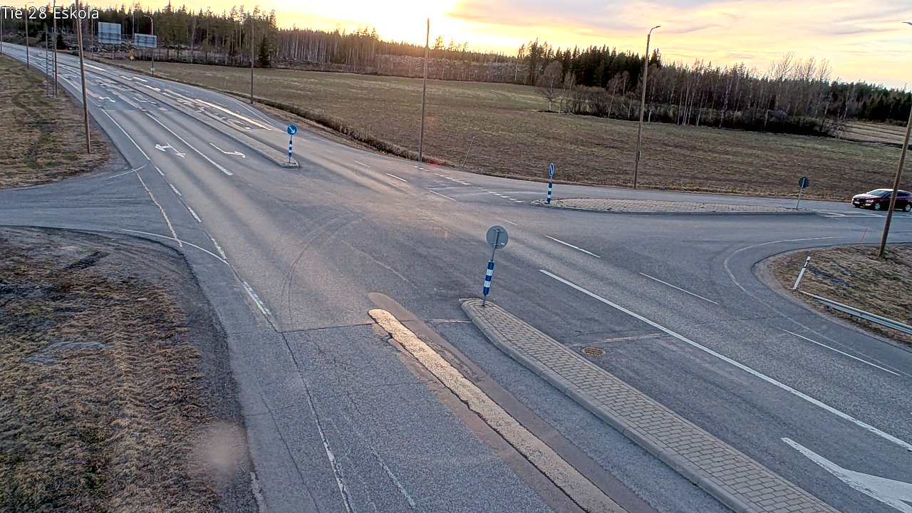 Weather Camera Image Väg 28 Eskola, Kannus, Keski-Pohjanmaa